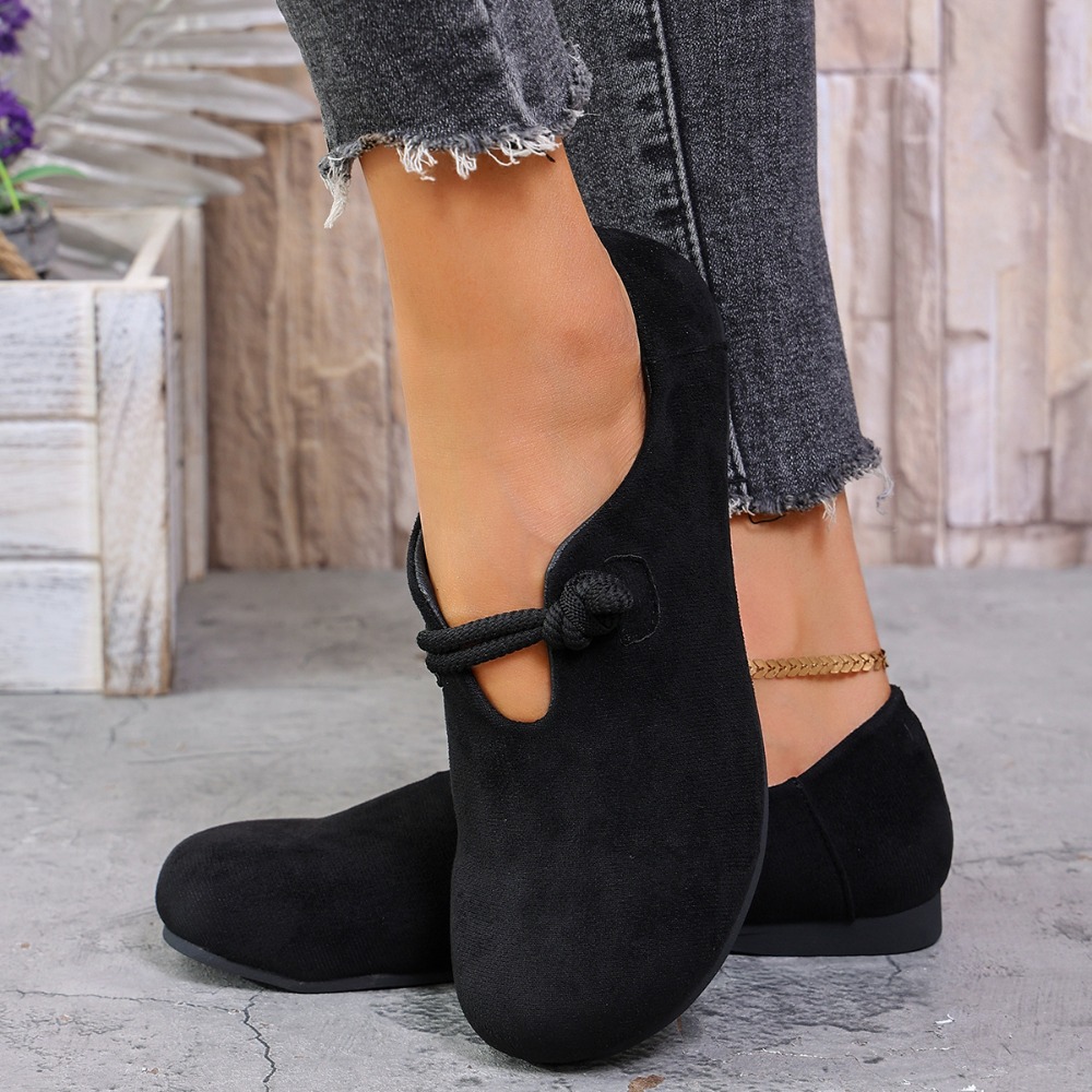 여성용 플랫 로퍼, 둥근 앞코, 끈으로 묶는 디자인,  - Womens Heels 리뷰 및 가격