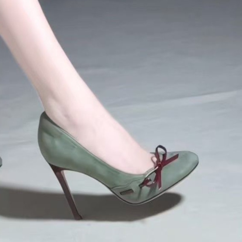 템퍼먼트 슈퍼 하이힐 싱글 슈즈 라운드 토 샬로우 스웨 - Womens Heels 리뷰 및 가격