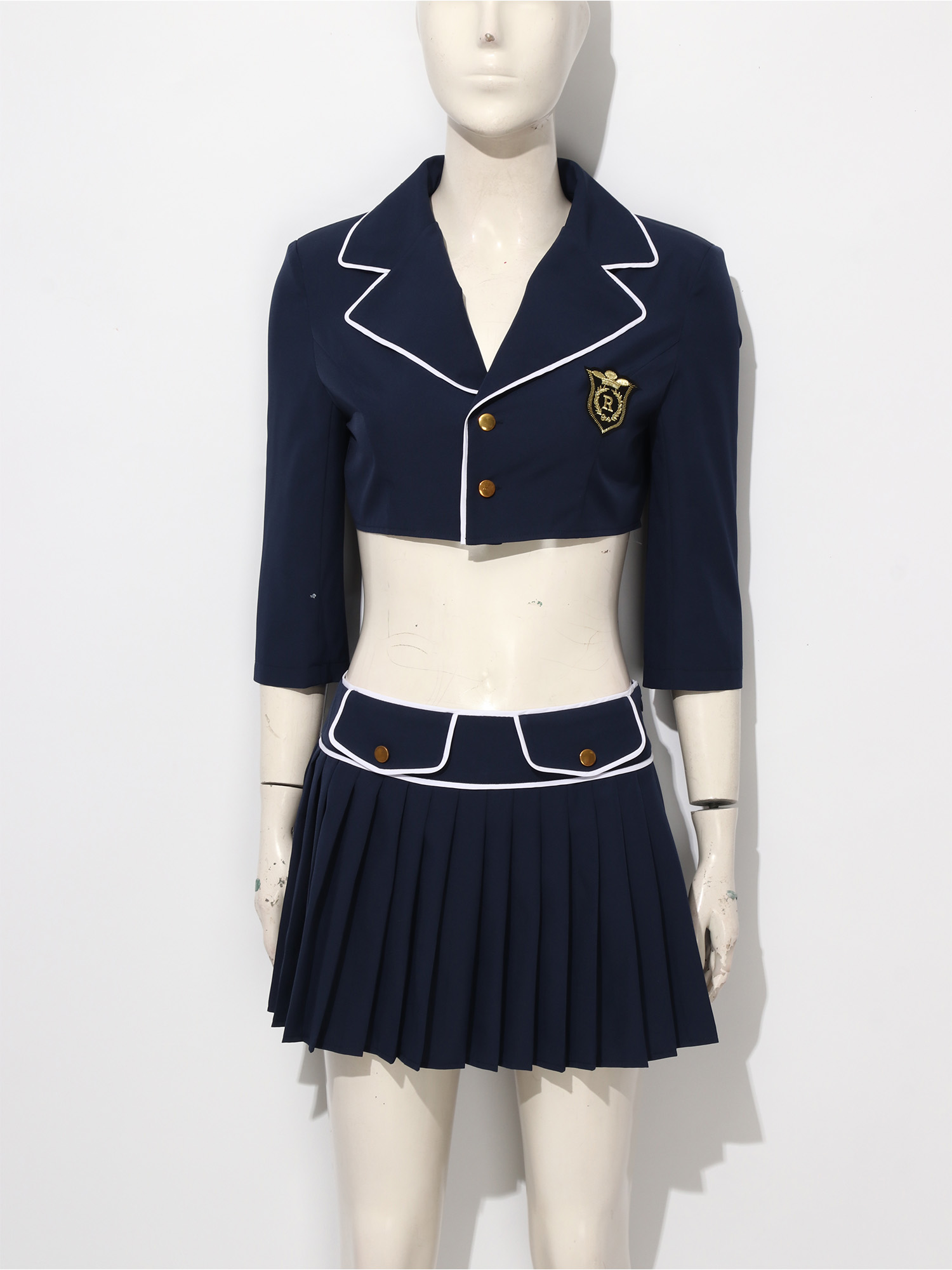 여성용 일본풍 여학생 코스프레 의상, 깃이 달린 3/4 - Womens Blazer 리뷰 및 가격