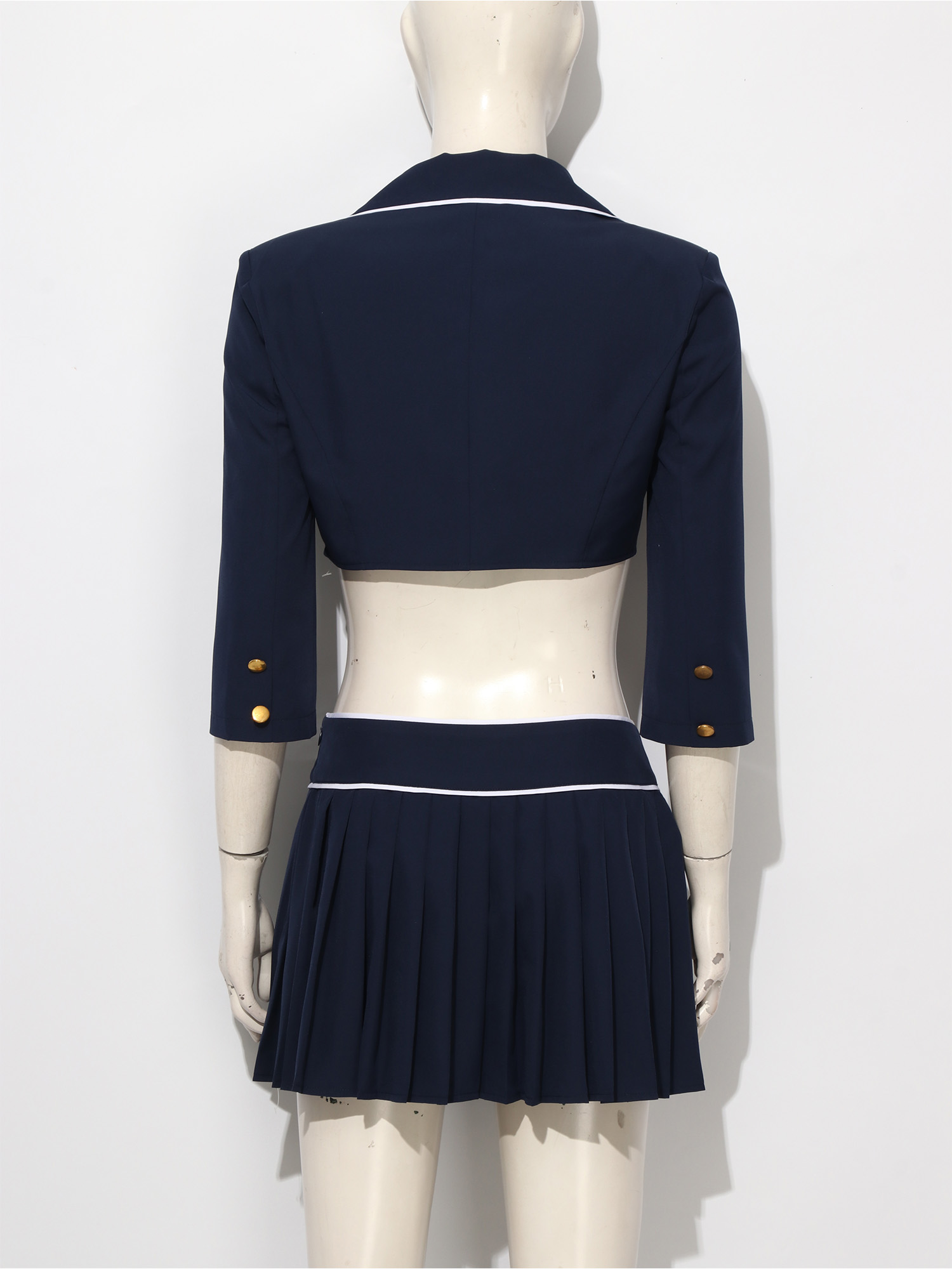여성용 일본풍 여학생 코스프레 의상, 깃이 달린 3/4 - Womens Blazer 리뷰 및 가격