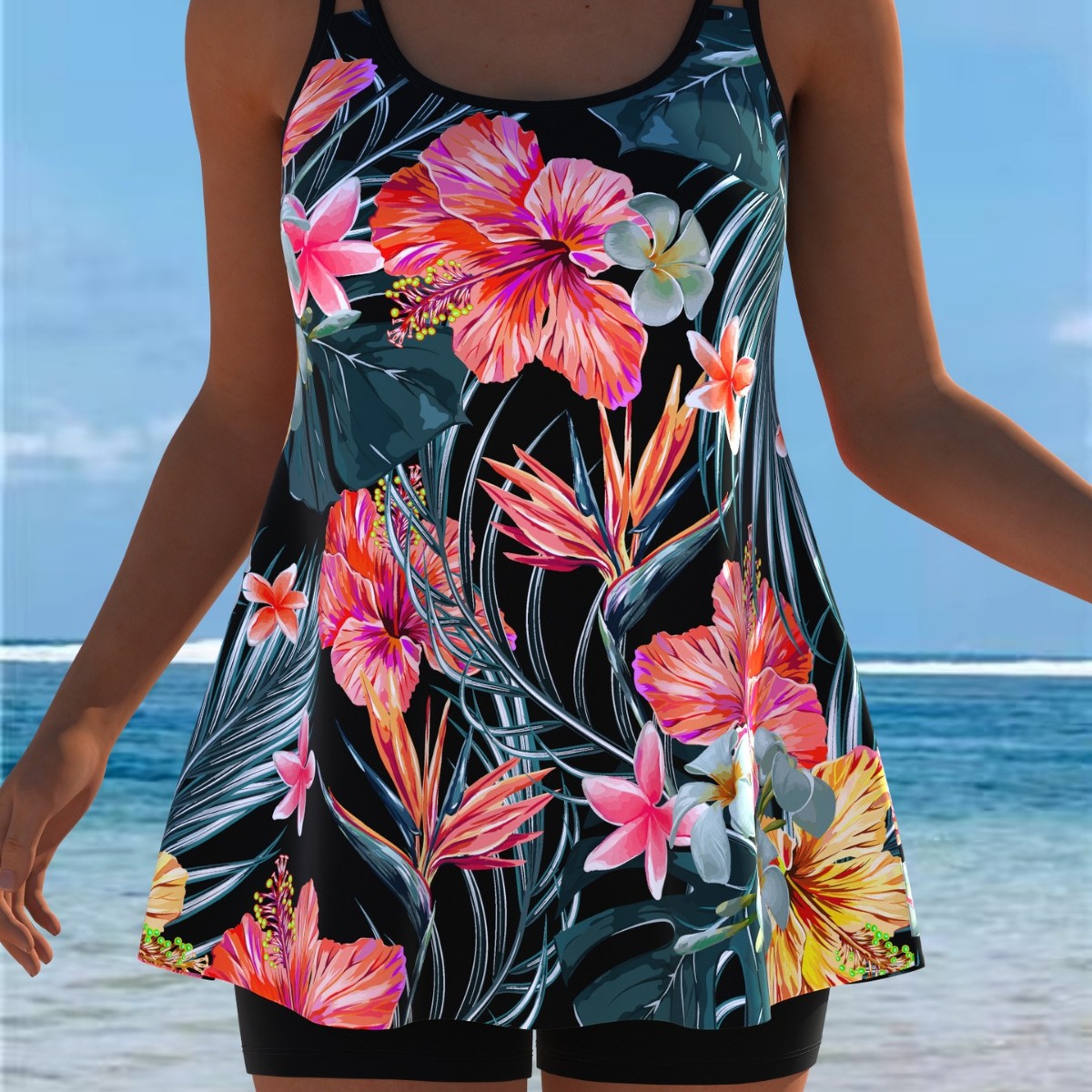 새로운 Tankini 수영복 Tankini 세트 섹시한 - Womens Suit 리뷰 및 가격