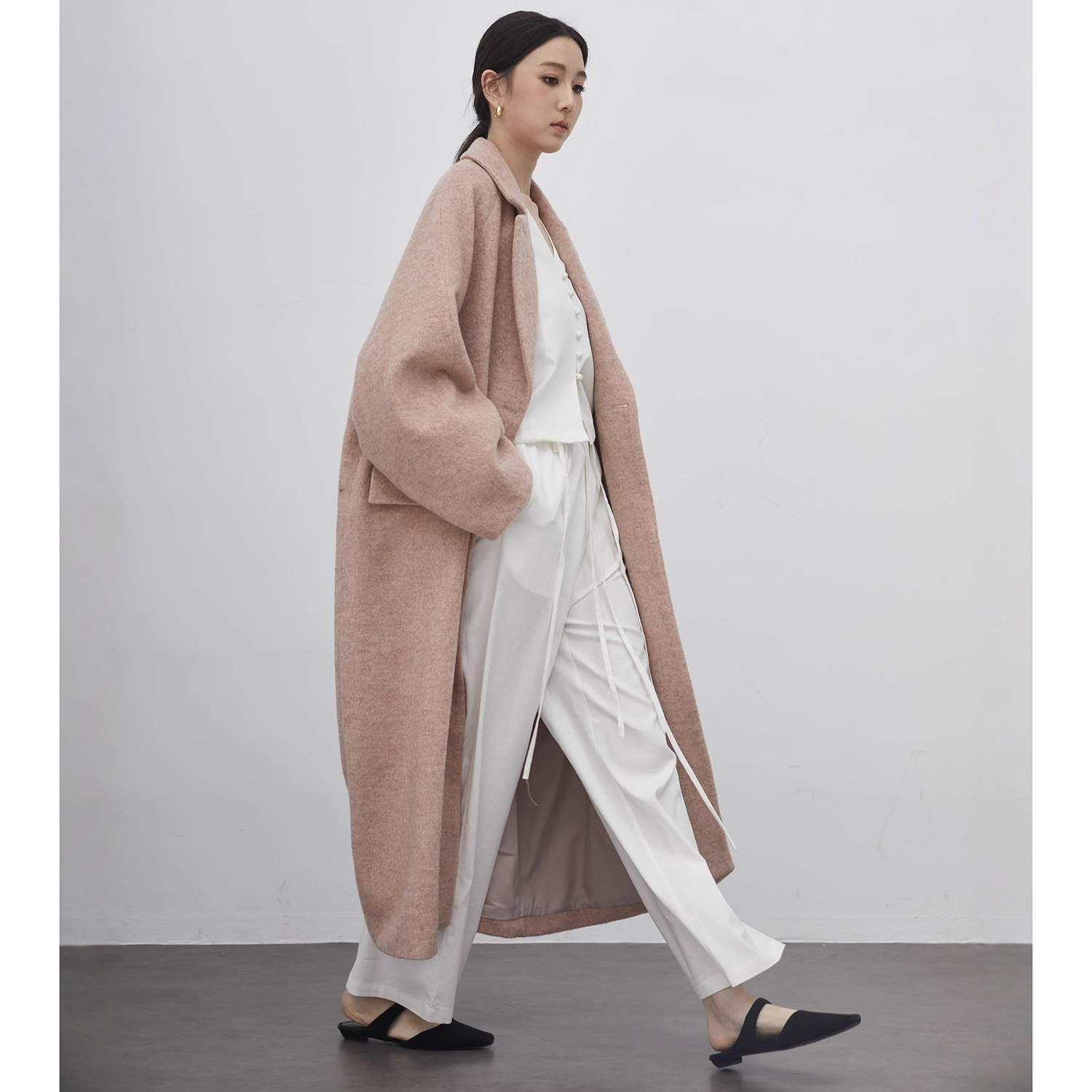 Allingentle 여성용 정장 롱 블레이저 울 핑크 - Womens Blazer 리뷰 및 가격