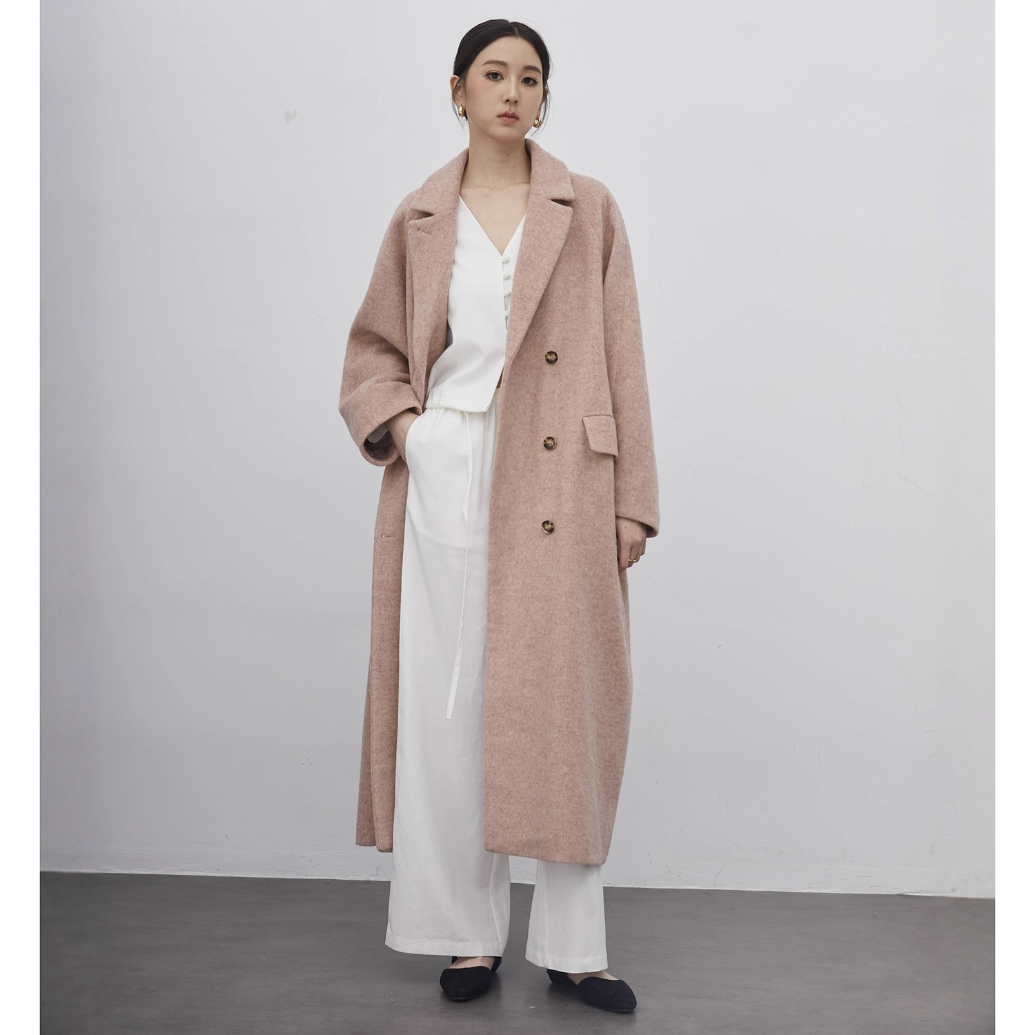 Allingentle 여성용 정장 롱 블레이저 울 핑크 - Womens Blazer 리뷰 및 가격