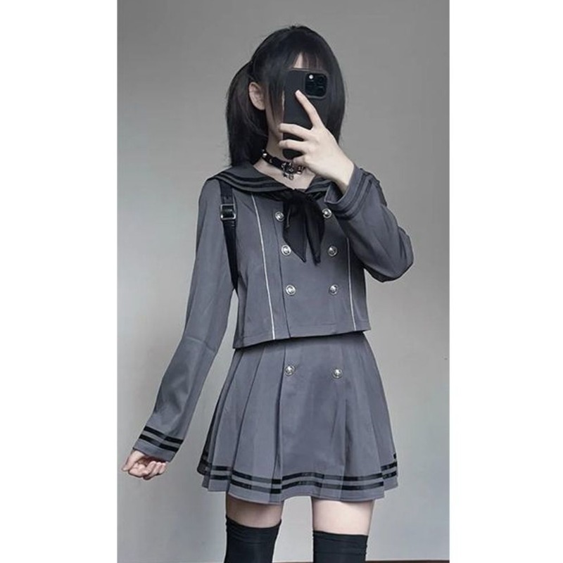일본 서브컬쳐 레트로 코스프레 의상 세일러복 JK 유니 - Formal Skirt 리뷰 및 가격